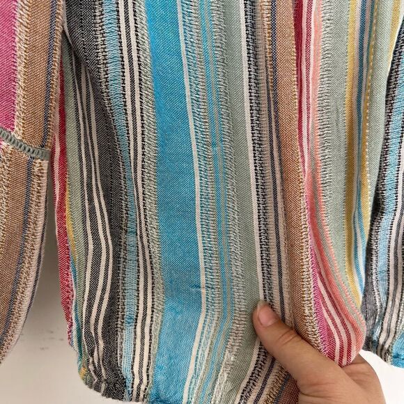 Elan Boho Crop Top Off the Shoulder Size Medium - Picture 8 of 8